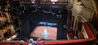 Theatre Royal Drury Lane Balcony E15 view from seat photo