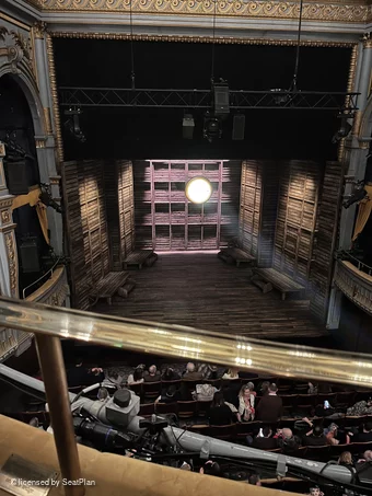 Harold Pinter Theatre Royal Circle A12 view from seat photo