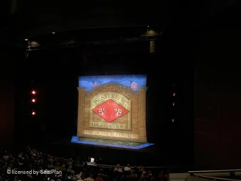 Milton Keynes Theatre Circle A10 view from seat photo
