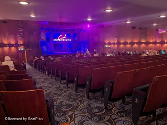 Princess Theatre Torquay Stalls AA40 view from seat photo