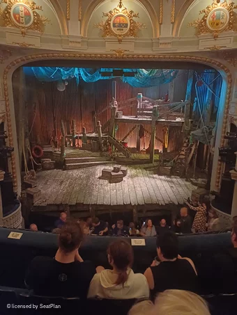 Ambassadors Theatre Circle D11 view from seat photo