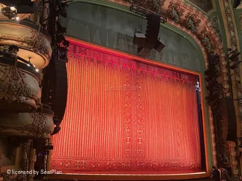 New Amsterdam Theatre Orchestra P25 view from seat photo