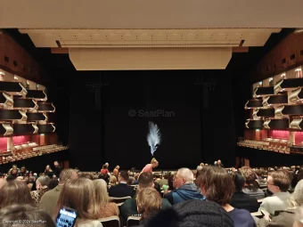 Royal Festival Hall Rear Stalls MM28 view from seat photo