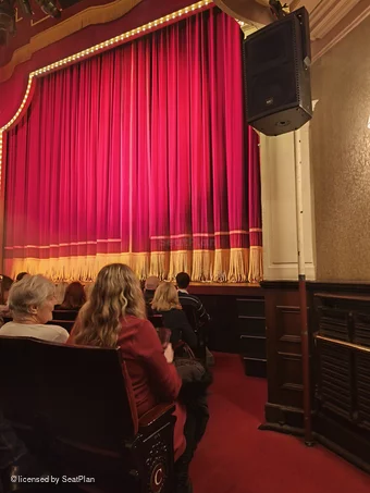Garrick Theatre Stalls E1 view from seat photo