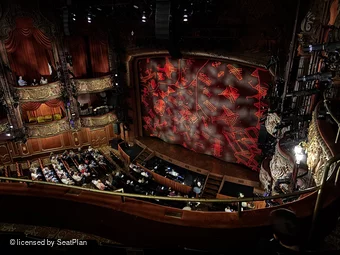 Lyceum Theatre Grand Circle C2 view from seat photo