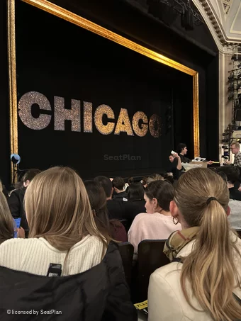 Ambassador Theatre Orchestra H17 view from seat photo