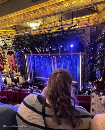 Lena Horne Theatre Rear Mezzanine G6 view from seat photo