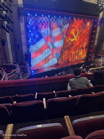 Imperial Theatre Front Mezzanine D105 view from seat photo