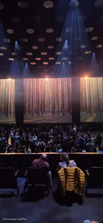 ABBA Arena Block H C17 view from seat photo