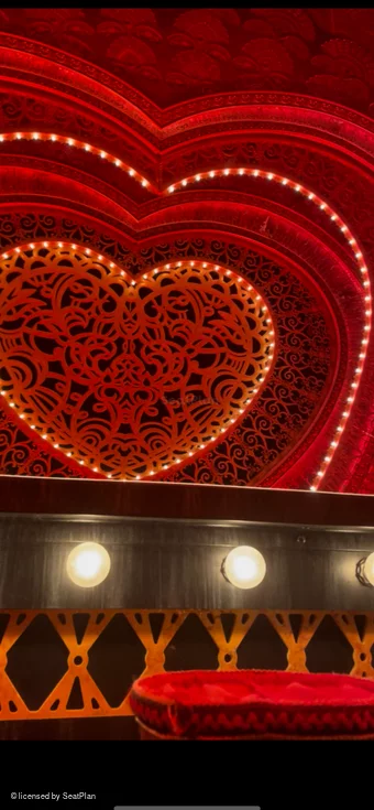 Al Hirschfeld Theatre Can Can! Table Seating Left C2 view from seat photo