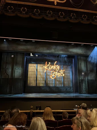 London Coliseum Stalls E25 view from seat photo