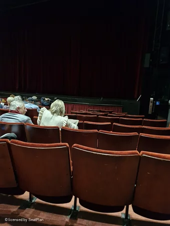 Peacock Theatre Stalls J2 view from seat photo