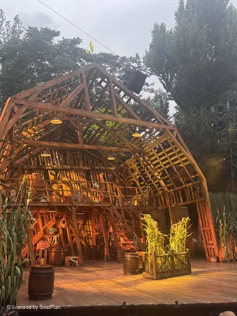 Regent's Park Open Air Theatre Lower Right D34 view from seat photo