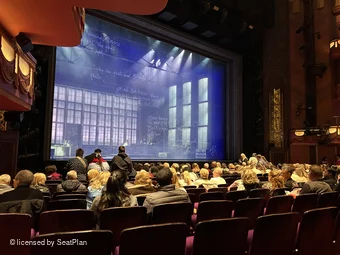 Prince Edward Theatre Stalls L33 view from seat photo