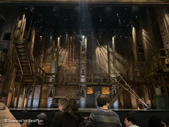 Victoria Palace Theatre Stalls E24 view from seat photo