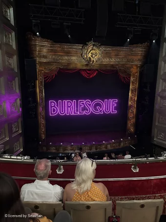 Savoy Theatre Dress Circle C22 view from seat photo