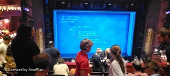 Prince Edward Theatre Dress Circle F22 view from seat photo