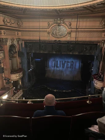 Gielgud Theatre Grand Circle C12 view from seat photo