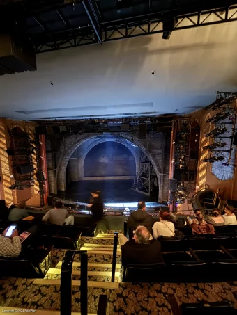 Lunt-Fontanne Theatre Front Mezzanine E2 view from seat photo