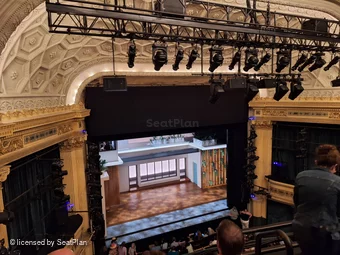 Hudson Theatre Balcony C3 view from seat photo