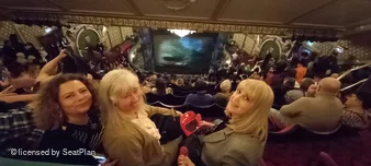 Sondheim Theatre Grand Circle M14 view from seat photo