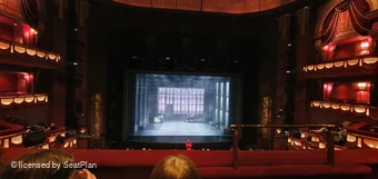 Prince Edward Theatre Dress Circle B17 view from seat photo