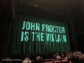 Royal Court Theatre Stalls D17 view from seat photo