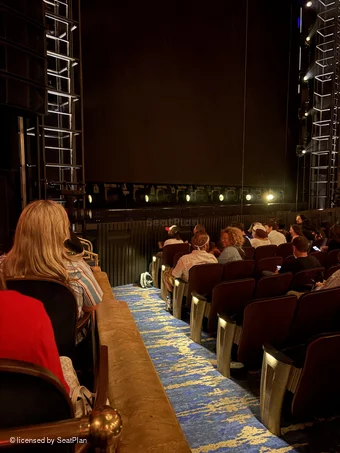 Palace Theatre Orchestra G1 view from seat photo
