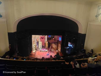 Duchess Theatre Dress Circle J13 view from seat photo