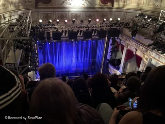 Vaudeville Theatre Upper Circle G3 view from seat photo