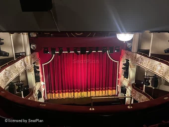 Garrick Theatre Grand Circle D14 view from seat photo