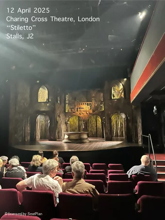 Charing Cross Theatre Stalls J2 view from seat photo