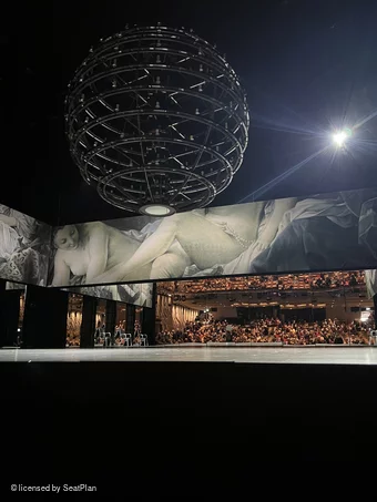 National Theatre - Lyttelton Stalls A10 view from seat photo