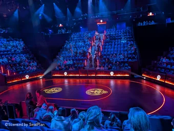 Canary Wharf Theatre District 7 G11 view from seat photo