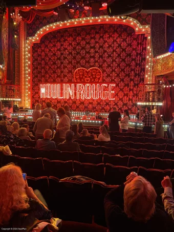 Piccadilly Theatre Stalls M5 view from seat photo