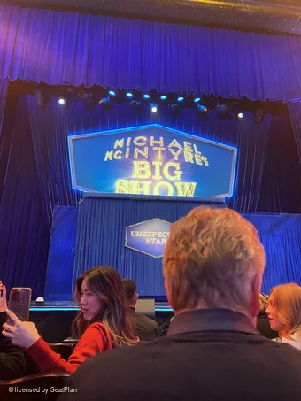 Theatre Royal Drury Lane Stalls E29 view from seat photo