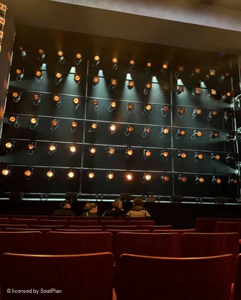 Shaftesbury Theatre Stalls H21 view from seat photo