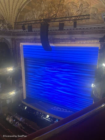 Novello Theatre Grand Circle AA11 view from seat photo