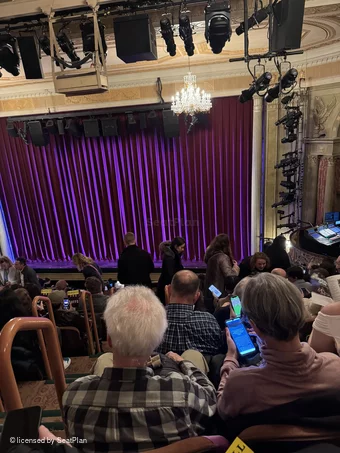 Music Box Theatre Mezzanine K4 view from seat photo