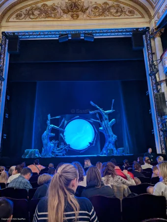 Lyric Theatre Dress Circle L11 view from seat photo