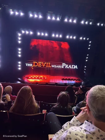 Dominion Theatre Circle D32 view from seat photo