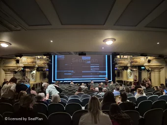 Wyndham's Theatre Stalls R18 view from seat photo