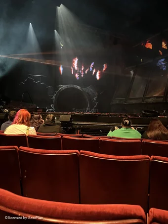 Peacock Theatre Stalls E11 view from seat photo