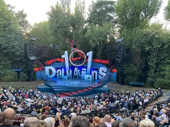 Regent's Park Open Air Theatre Upper Centre T50 view from seat photo