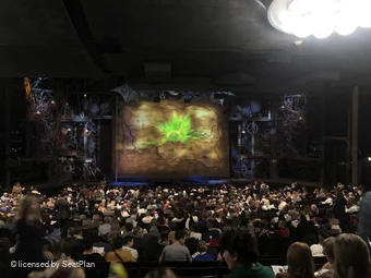 Gershwin Theatre Orchestra Y104 view from seat photo