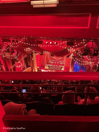 Piccadilly Theatre Grand Circle M6 view from seat photo