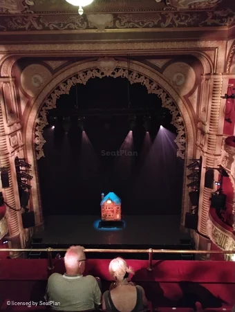 Lyric Hammersmith Upper Circle D9 view from seat photo