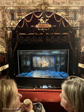 London Coliseum Upper Circle B28 view from seat photo