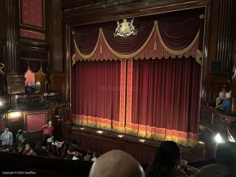 St Martin's Theatre Dress Circle C17 view from seat photo