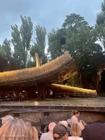 Regent's Park Open Air Theatre Lower Centre G32 view from seat photo